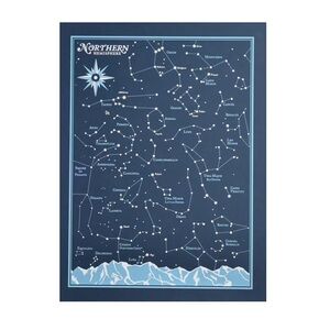 NEW Brainstorm 8” X 10” Northern Hemisphere Star Chart Digital Print